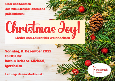 Vorweihnachtliches Konzert der Gesangsklasse der Musikschule Hohenlohe